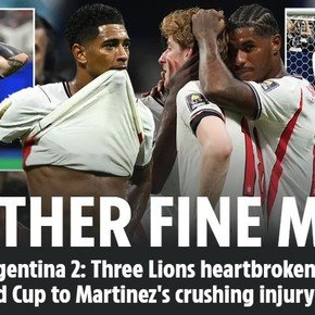 Los medios de Inglaterra tras la victoria de Argentina en semifinales del Mundial: "Another Fine Messi"