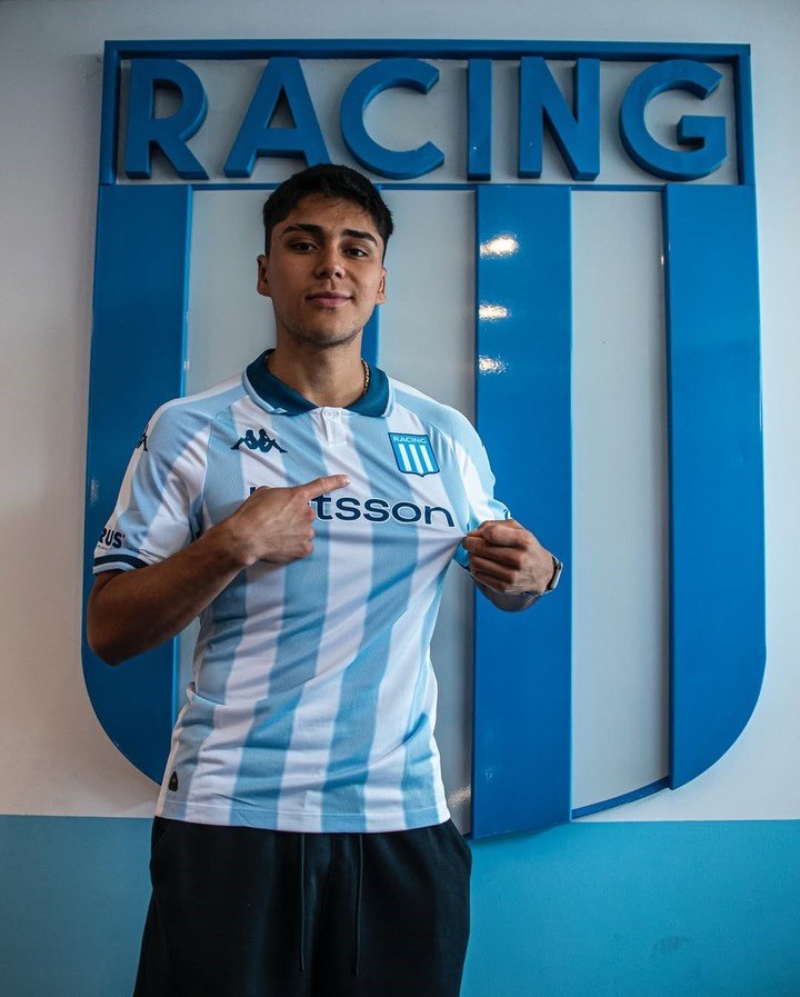 El chileno tiene contrato a préstamo hasta fin de año. Foto: Prensa Racing.