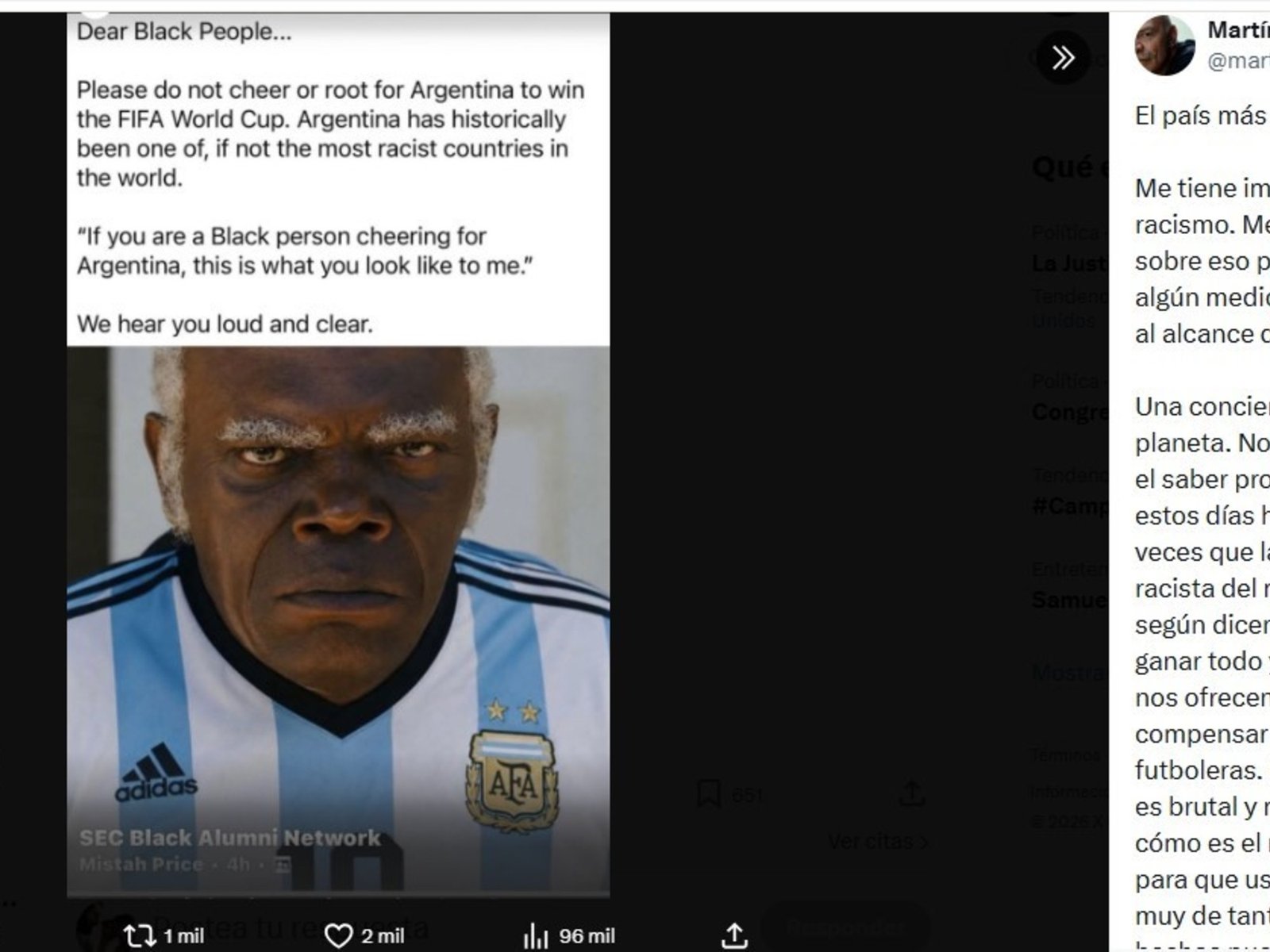 La ola antiargentina y el descargo de Martín Caparrós: "El país más racista del mundo" :: Olé