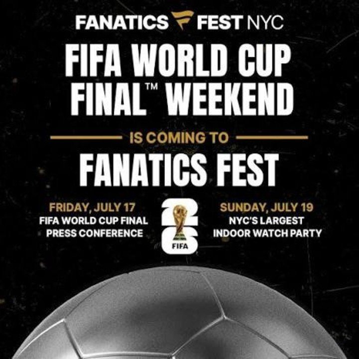 Fanatics Fest NYC, en el Mundial 2026.