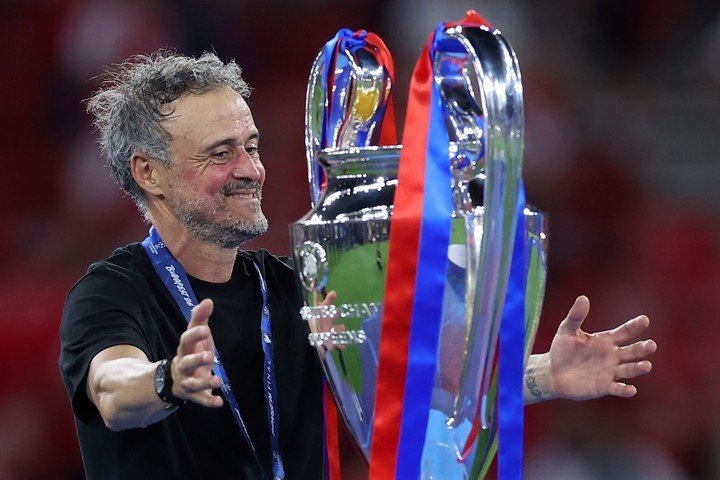 Luis Enrique, el DT-estrella del PSG. Foto: AP/Armin Durgut