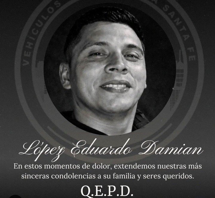 El policía Eduardo Damián López fallecido por el ataque de los barras.