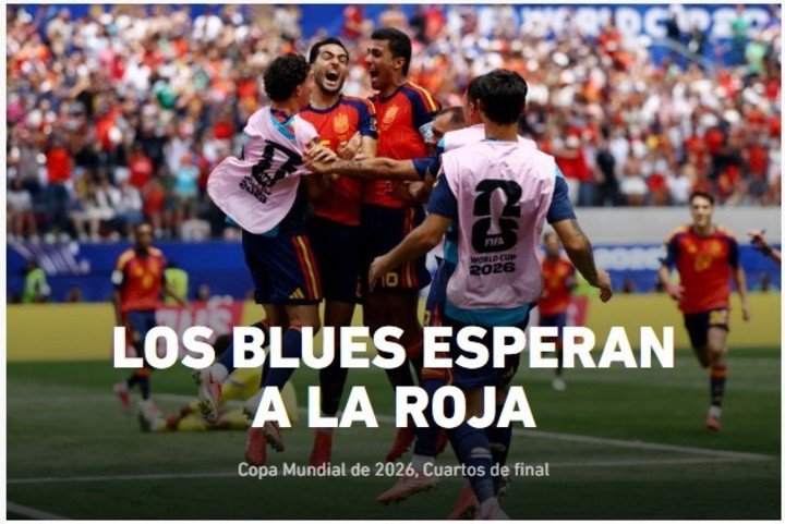 La tapa de Le Equipe.