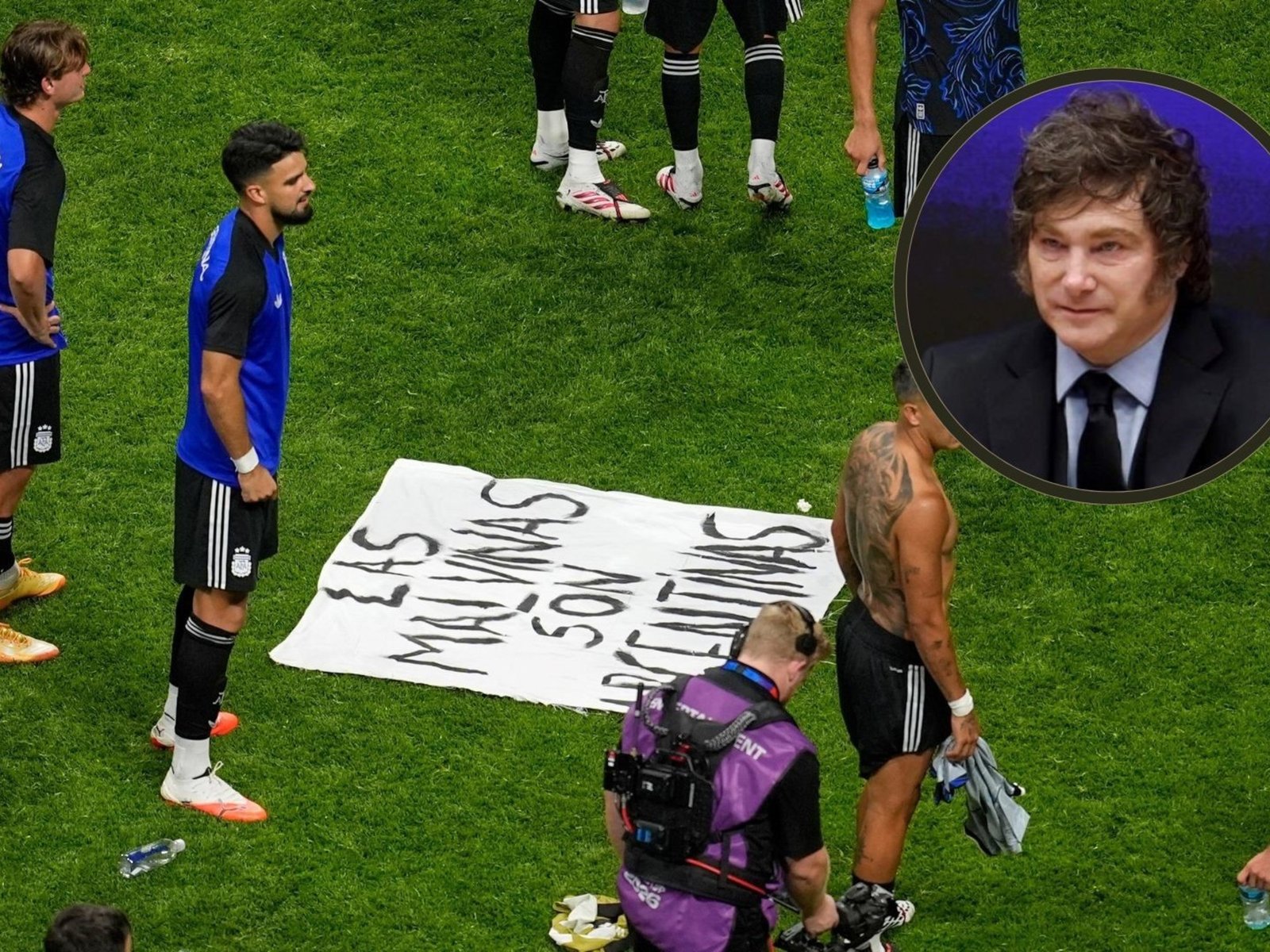 Qué dijo Javier Milei sobre la bandera de Malvinas y por qué no viaja a la final :: Olé