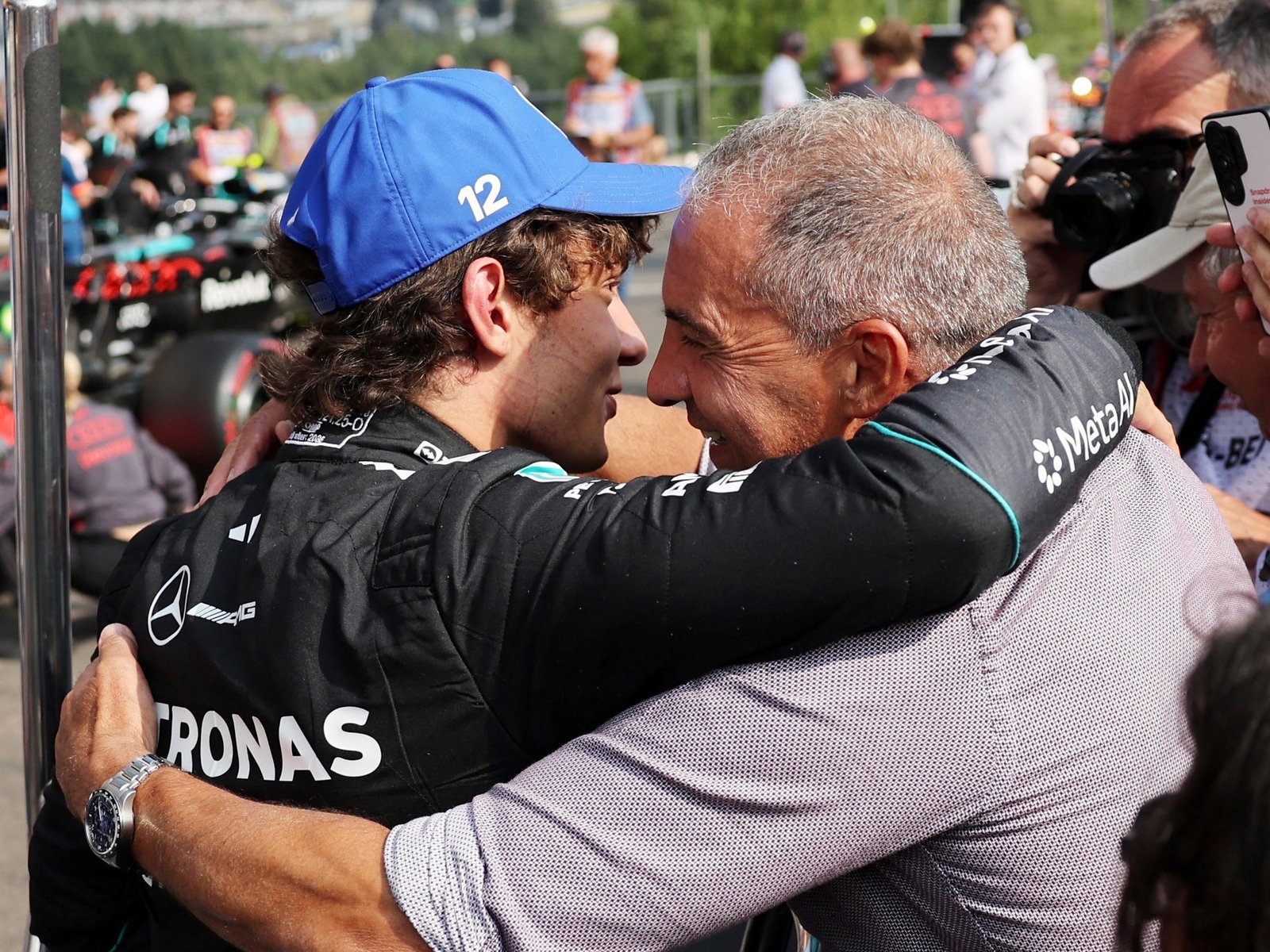 Quién es Marco Antonelli, el padre que nunca quiso que Kimi fuera piloto y hoy disfruta como nadie al líder de la Fórmula 1