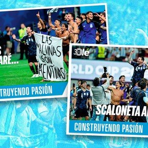 Pedí tu póster doble del triunfazo de Argentina ante Inglaterra con el Olé del sábado