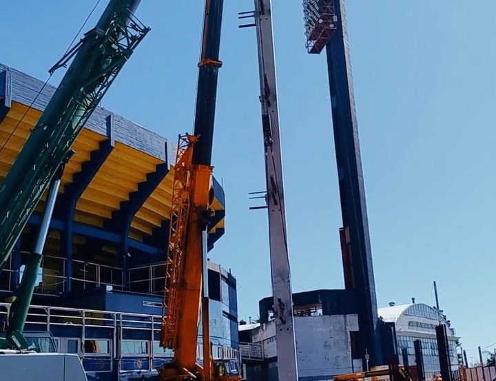 En sus redes sociales, la institución va informando los avances en la construcción. 