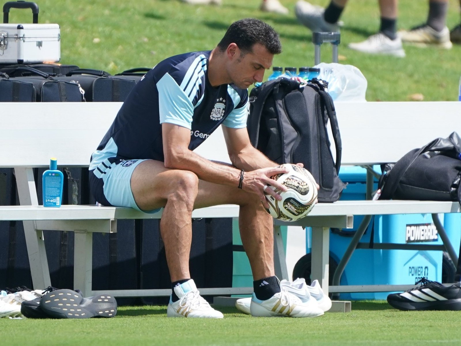 Scaloni define el plan para la final: las dudas y los cambios que analiza ante España :: Olé