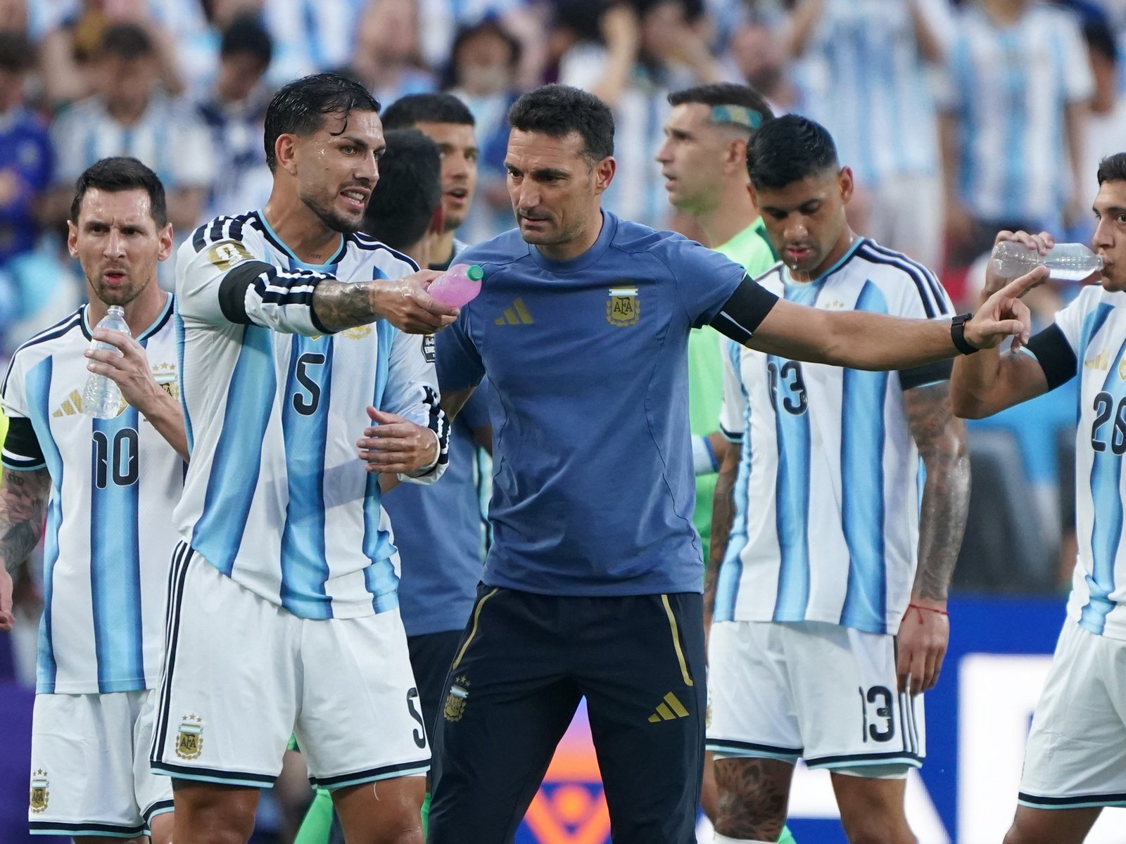 Scaloni y la charla con Paredes: "La traducción estaba un poco errada" :: Olé