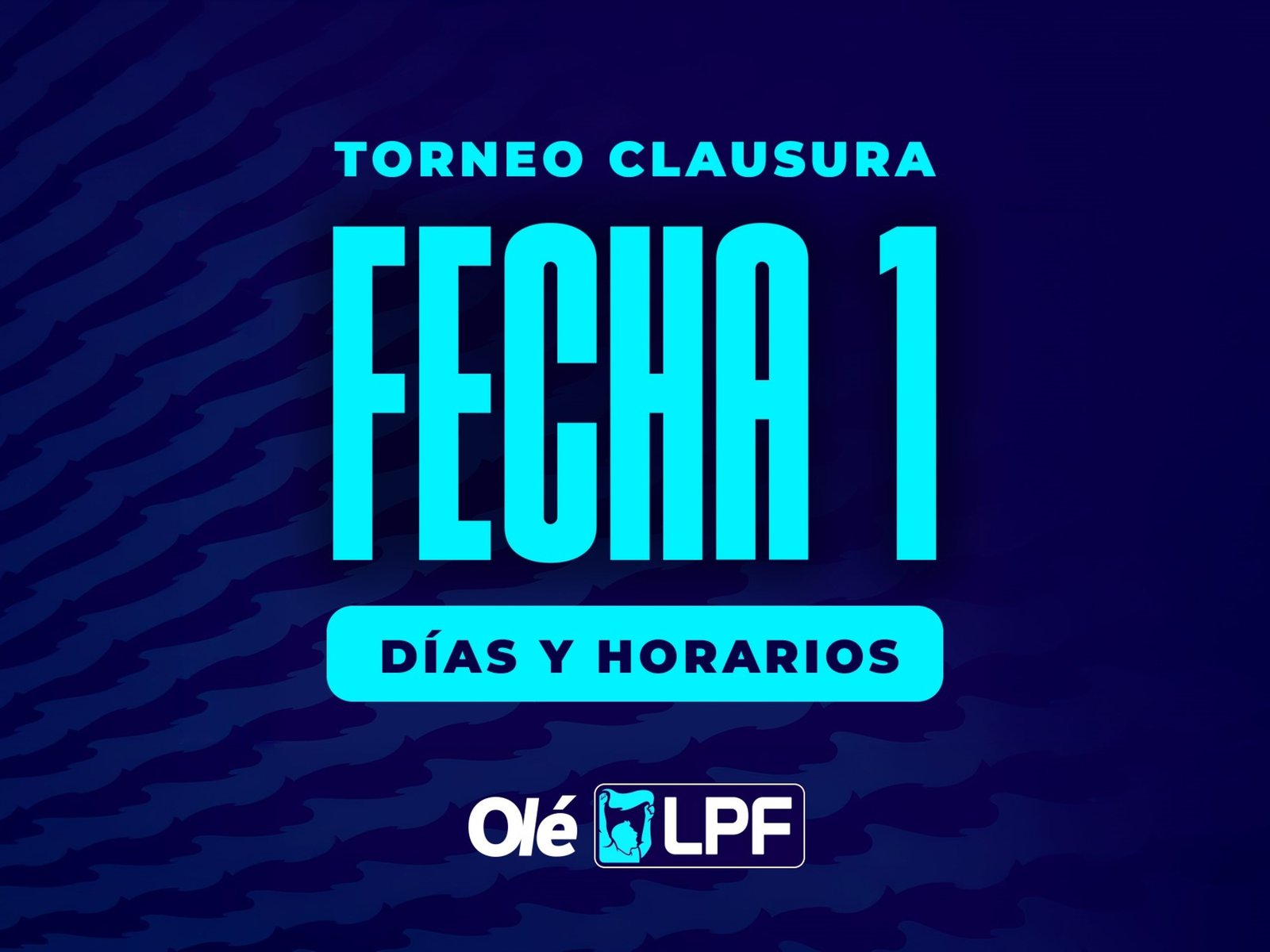 Se viene el Clausura: días, horarios y TV de la primera fecha :: Olé