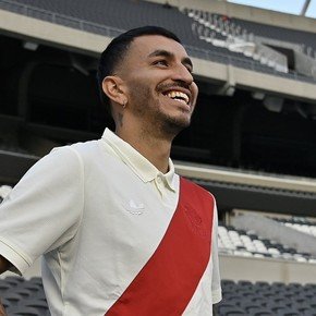 Las primeras palabras de Correa en River: "Hermoso"