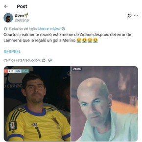 Los memes de España-Bélgica: Courtois salió lesionado y cambió todo