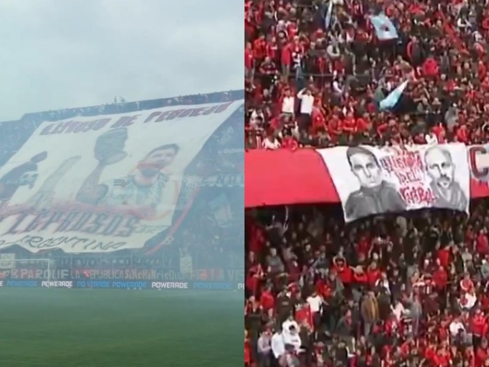 Video: los homenajes de los hinchas de Newell's a Messi, Scaloni y Samuel :: Olé