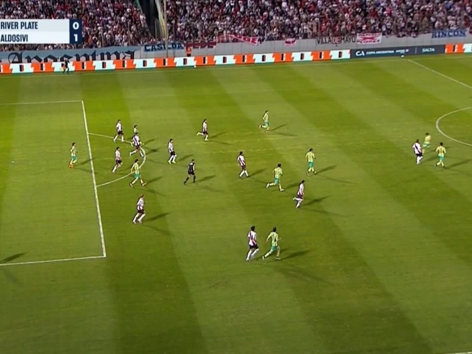 Video: por qué se debería haber cobrado offside en el primer gol de Aldosivi a River :: Olé