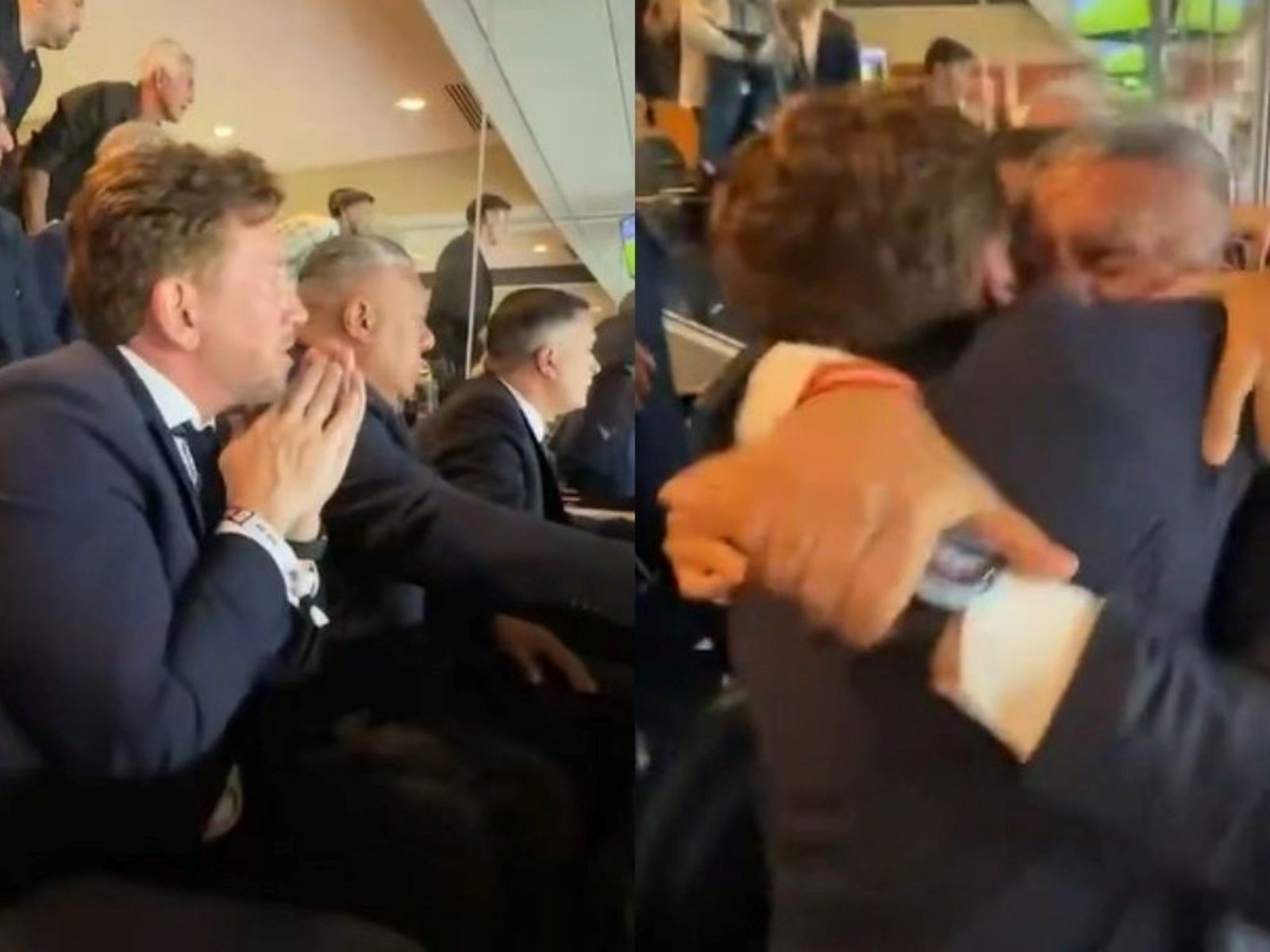 Videos: los emotivos festejos de Alejandro Domínguez y Chiqui Tapia en la clasificación de Argentina a semis :: Olé