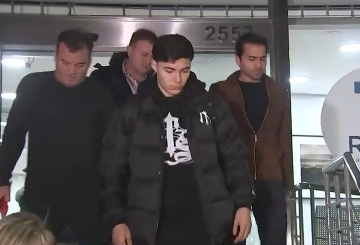 Tobías Andrada se realizó los estudios médicos antes de sumarse a River.