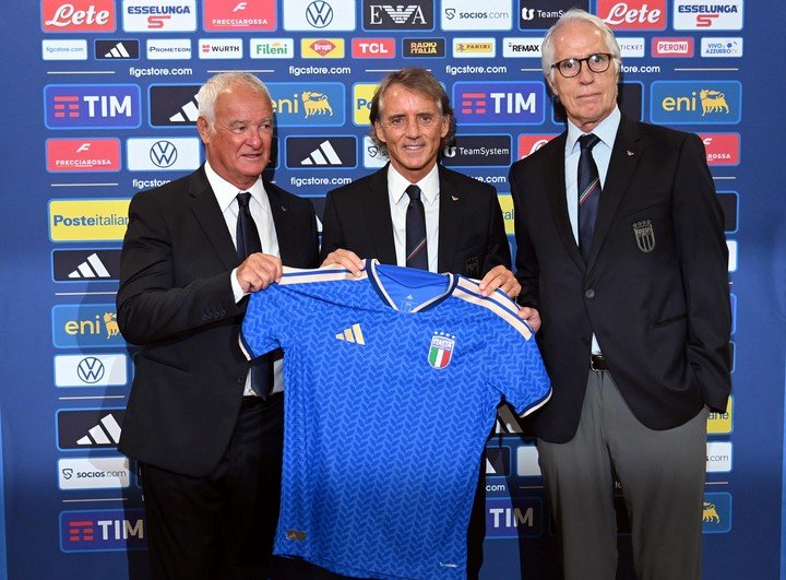 Roberto Mancini volvió a la Selección de Italia. (ANSA)