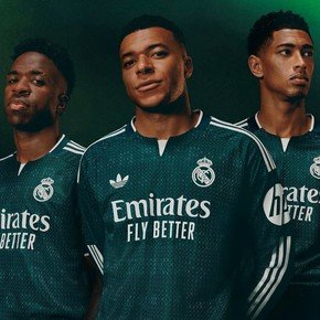 El Real Madrid sorprendió con su nueva camiseta alternativa: es verde y tiene un vínculo con River