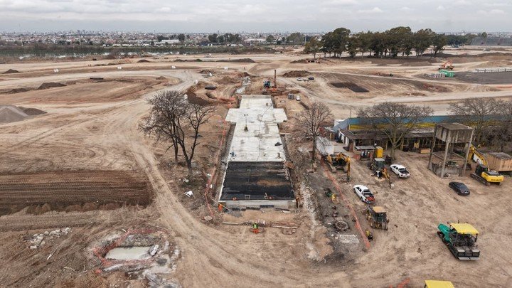 Así está el Gálvez hoy. Las obras comenzaron en enero. Ya se ejecutó el 60%.