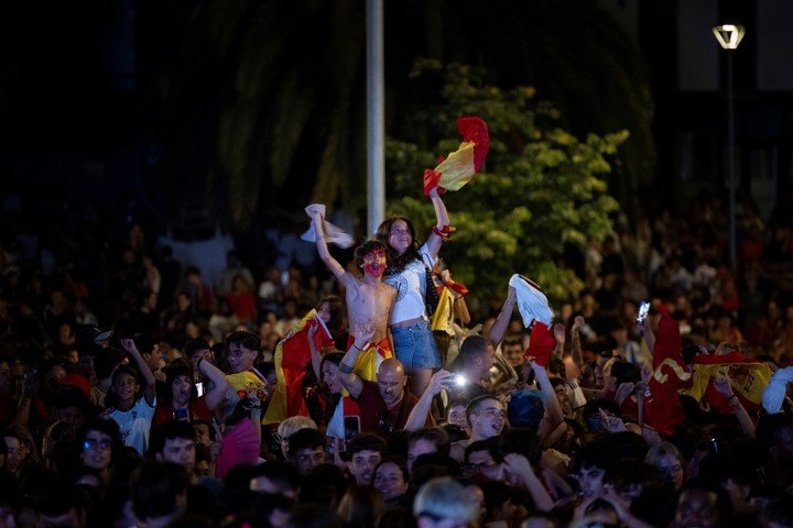 La fiesta en San Sebastián (EFE).