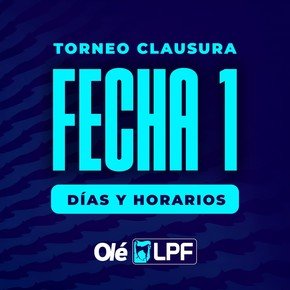 Se viene el Clausura: días, horarios y TV de la primera fecha