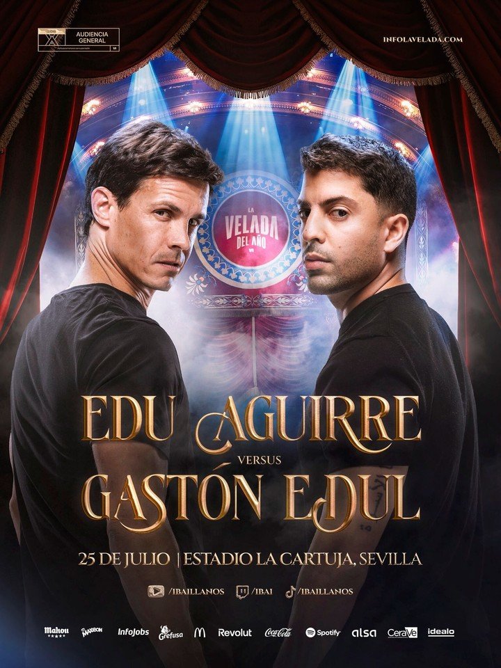 Tercer combate: Edu Aguirre vs Gastón Edul.
