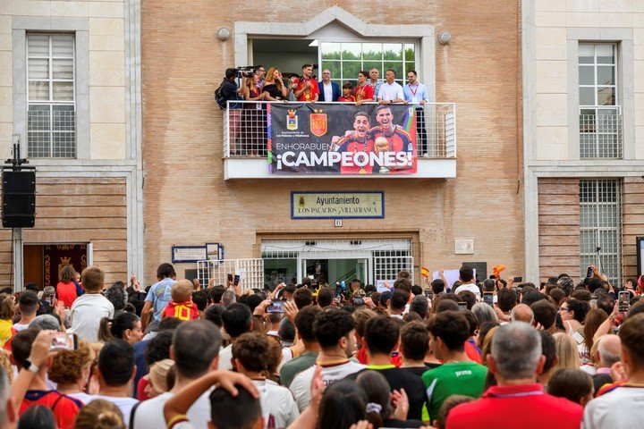 Jugadores de España en Los Palacios y Villafranca.