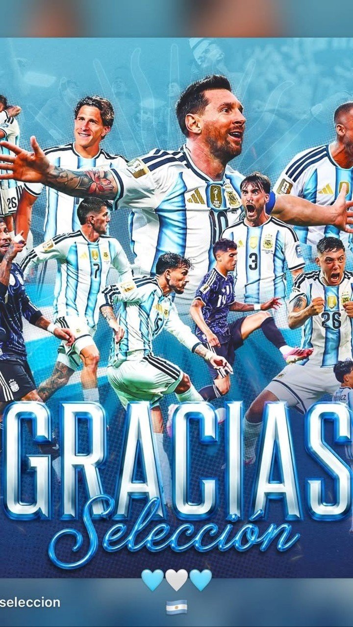 El reconocimiento de Facundo Colidio al plantel argentino (Instagram).