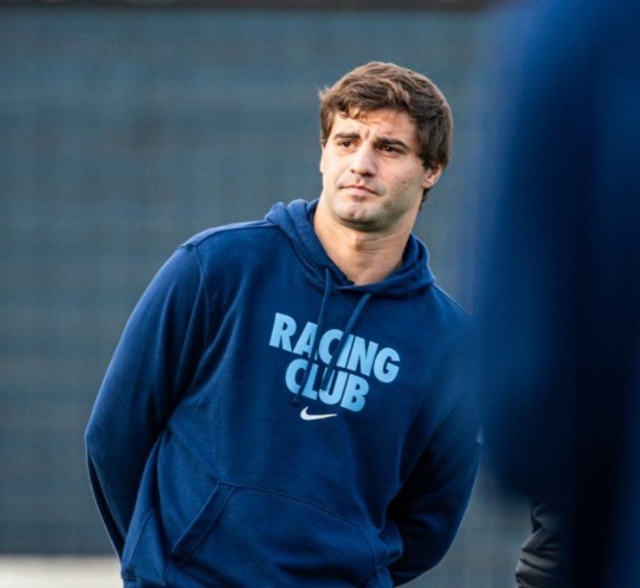Sosa, líder de Racing (Prensa Racing).
