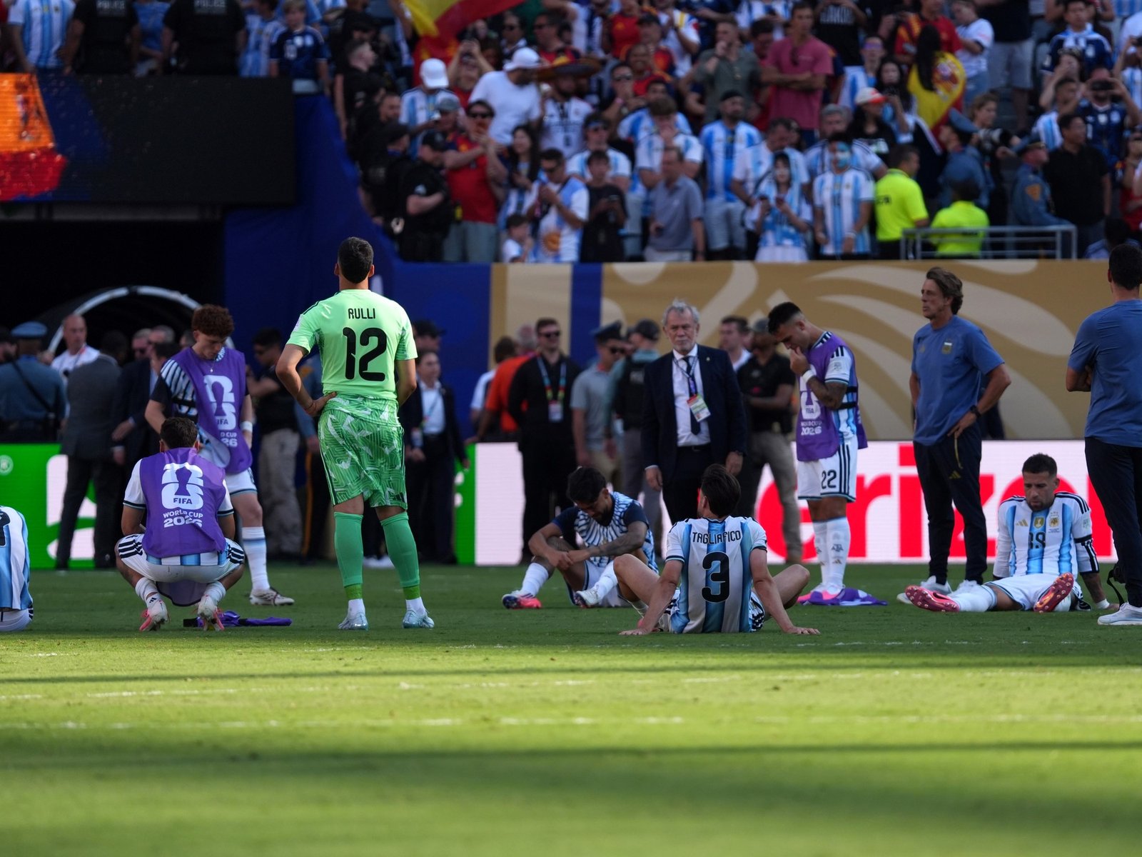 la despedida de los hinchas a la Scaloneta