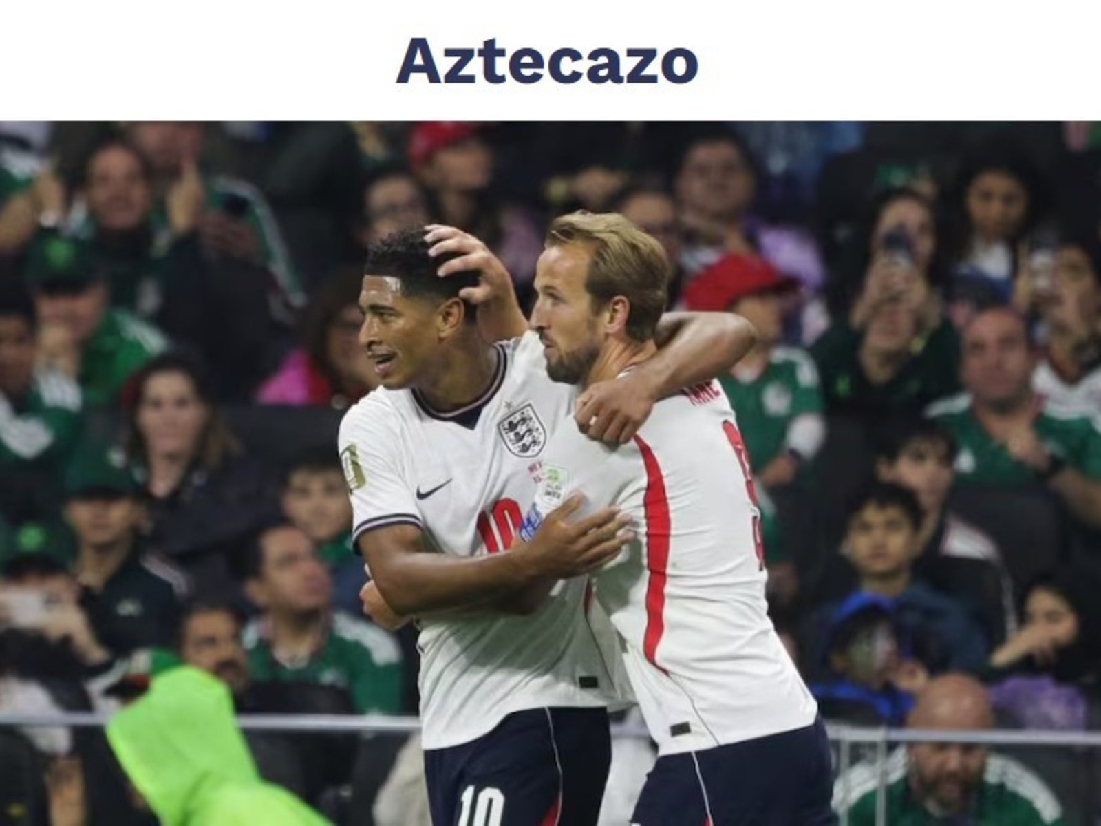la prensa de México reflejó la eliminación de su selección ante Inglaterra, donde calificaron el triunfo como “heroico”