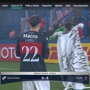 Los hinchas de Tigre replicaron la bandera de Malvinas que se mostró contra Inglaterra y la tiraron a la cancha