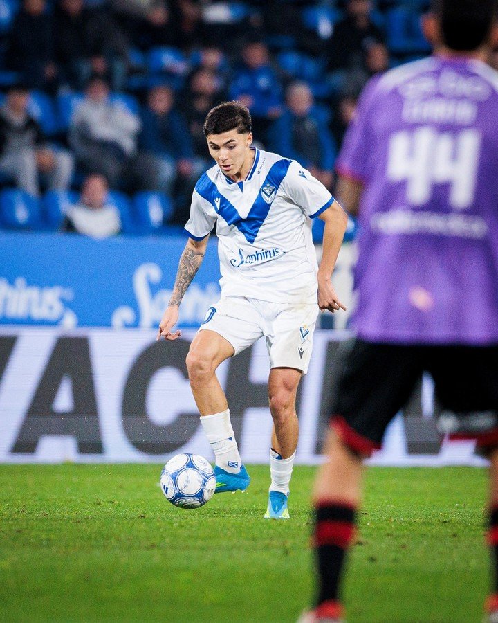Tobías Andrada, jugador del Fortín (Prensa Vélez).