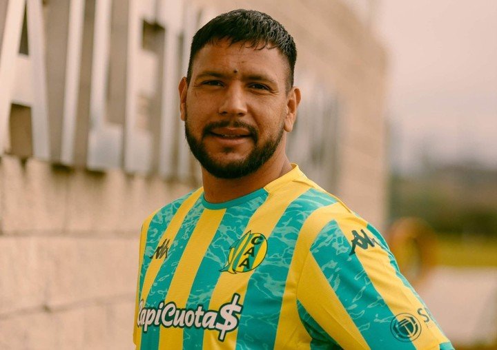Andrés Chávez, en Aldosivi. Prensa Aldosivi.
