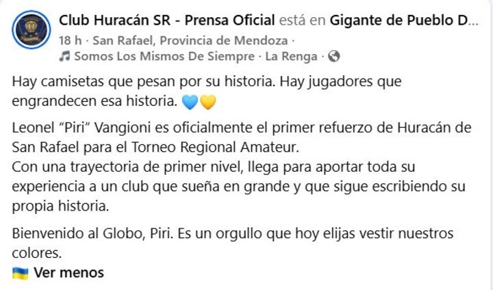 Palabras de Huracán de San Rafael.