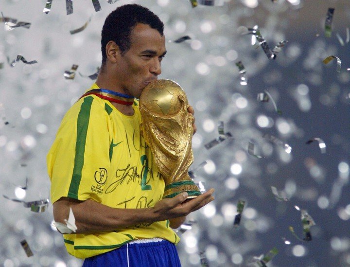 Cafú, campeón del Mundo en 2002. (Foto: Pedro UGARTE / AFP)