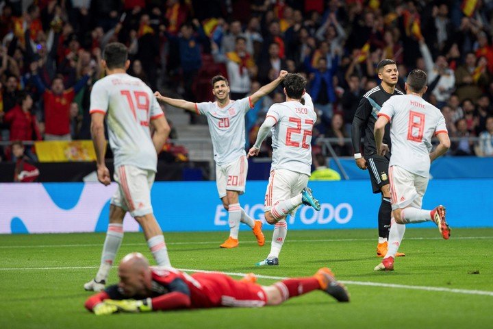 España aplastó a Argentina en 2018 (EFE).