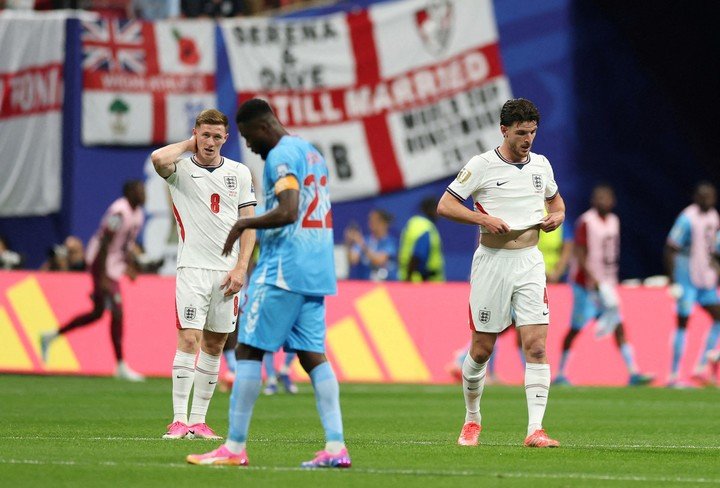 Anderson y Rice, los dueños del mediocampo de Inglaterra.