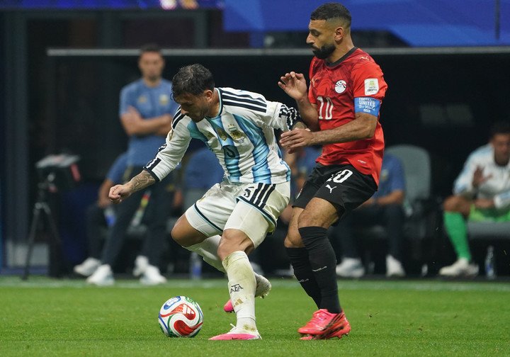 El partido entre Argentina y Egipto, señalado por el New York Times. (Foto: Juano Tesone / enviado especial)