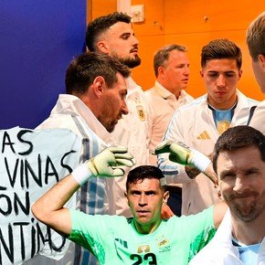 Secretos de vestuario: el porqué de las arengas y el gesto íntimo de Messi post final