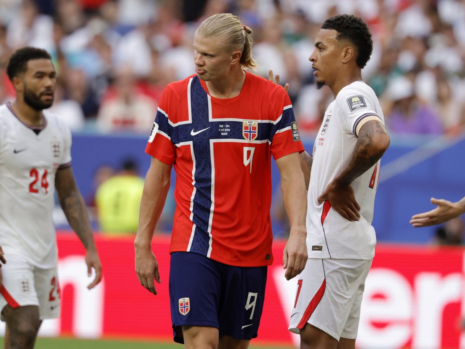 ¿Por qué salió Haaland contra Inglaterra? :: Olé