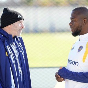 Cómo está Enner Valencia tras sus primeros contactos con el plantel de Boca