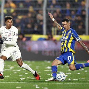 Gusto a poco: Central empató con Corinthians y buscará los cuartos en Brasil