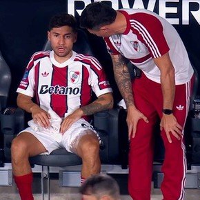 Se confirmó la lesión de Montiel: baja casi segura para la Sudamericana