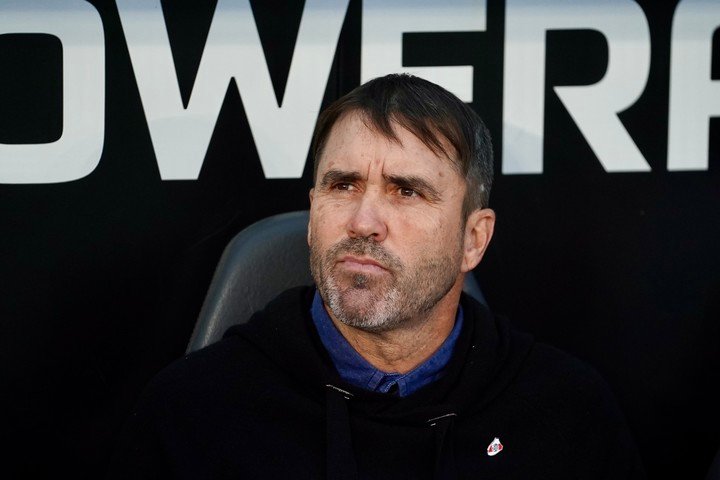 Coudet está convencido de que "los jugadires se tiran de cabeza por mí y por River". (Foto Maxi Failla).