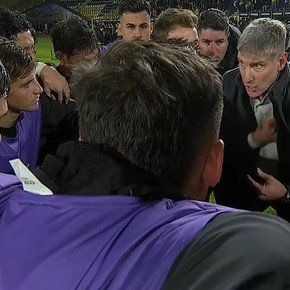 La emotiva arenga de Palermo antes de los penales que clasificaron a Platense: "Con el corazón..."