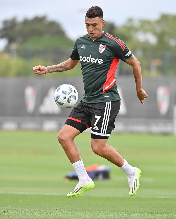 Matías Suárez en su paso por Núñez. Prensa River.