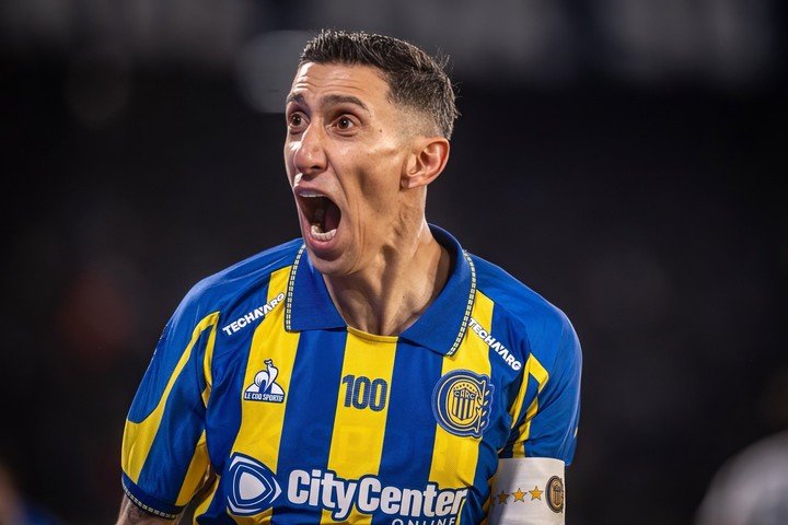 Angelito firmó un doblete en el cierre de la Fecha 6. (prensa Rosario Central)