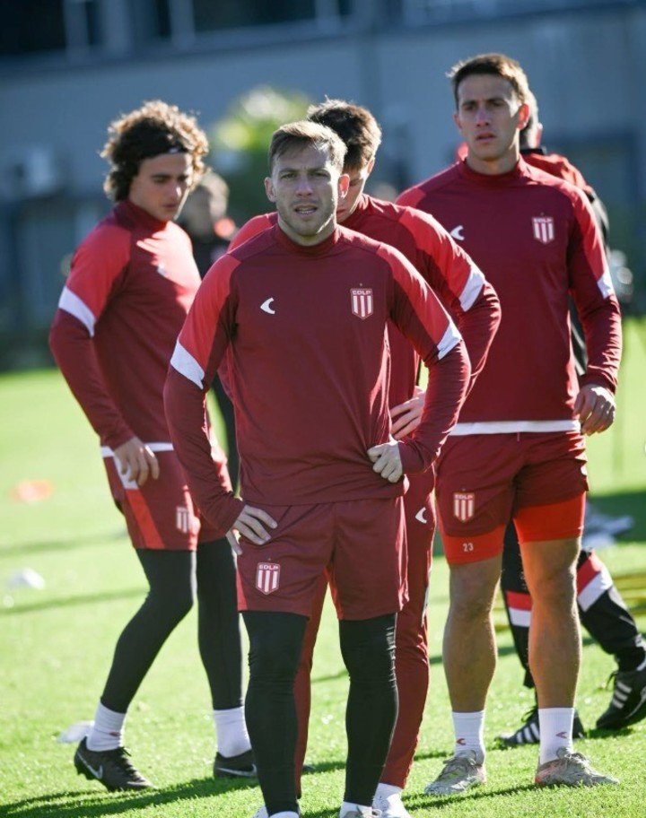 Los entrenamientos del Pincha. (foto @edelpoficial)