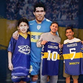 El reencuentro de Paredes y Tevez a más de 20 años de sus primeras fotos juntos